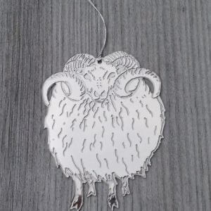 Silver Mobile Ornament - Íslensk