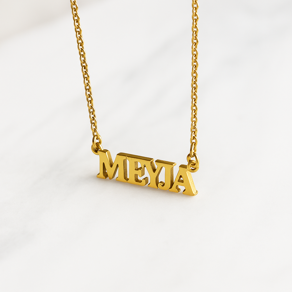 Icelandic Starsign Necklace - Blakk by B