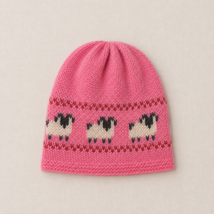 Handknitted Wool Hat by STEINUNN