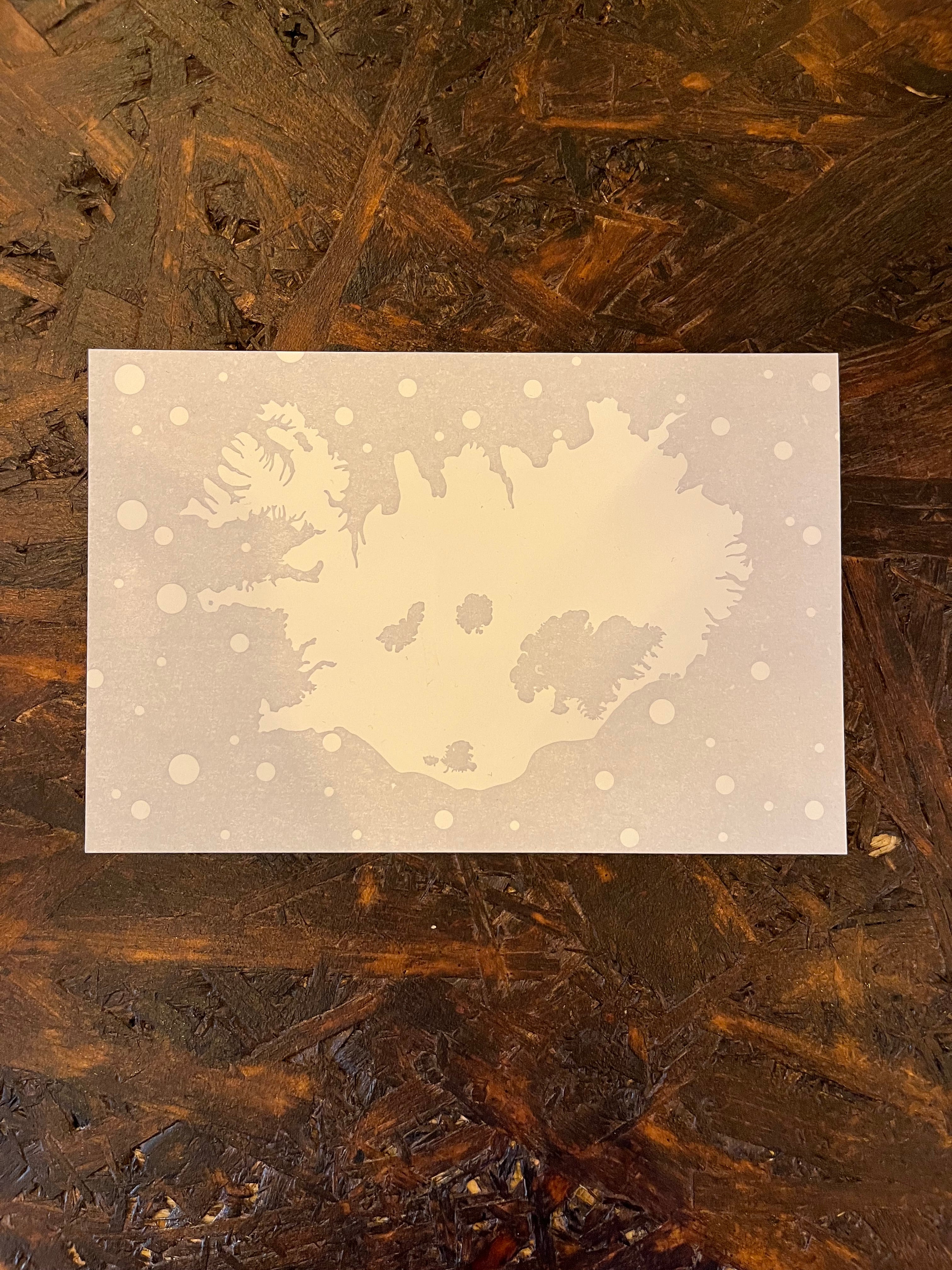 Postcard - Reykjavík Letterpress