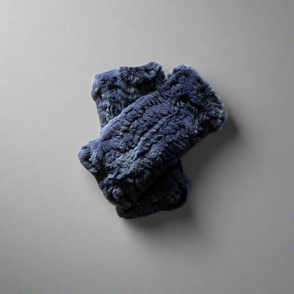 Rabbit Fingerless Gloves Handwarmers Mamma Reykjavík