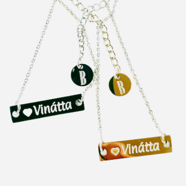 Icelandic Love Necklace - Blakk by B