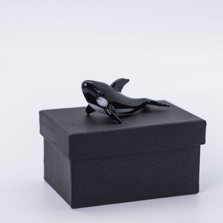 Glass Figurine Orca - Minjagripir.is