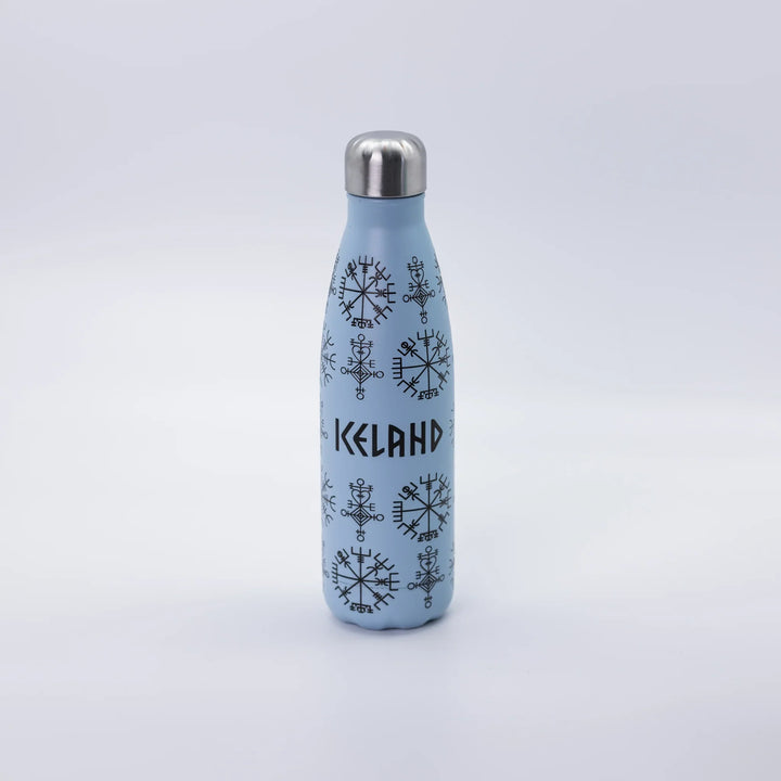 Thermo Bottle Runes (Blue) - Minjagripir.is