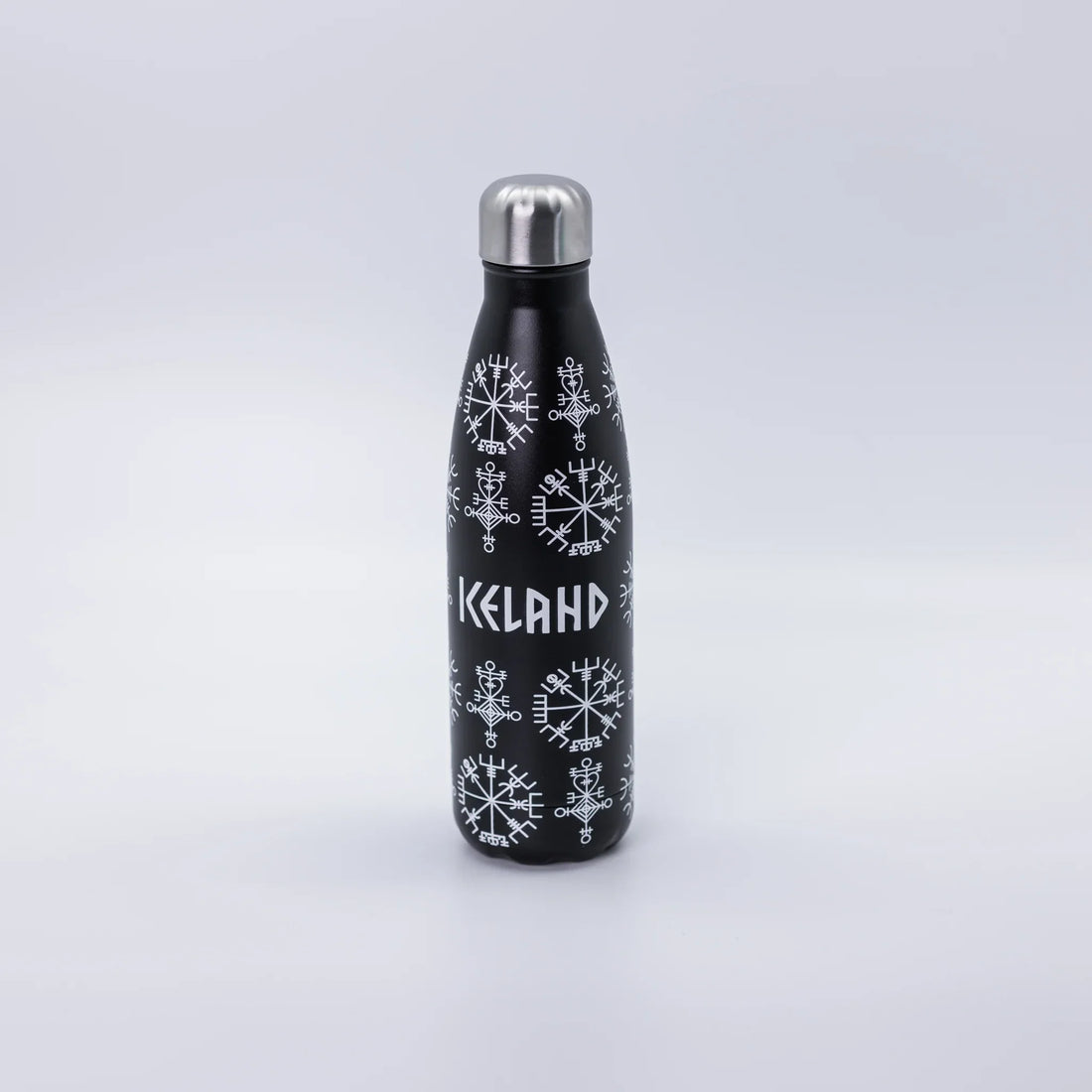 Thermo Bottle Runes (Black) - Minjagripir.is