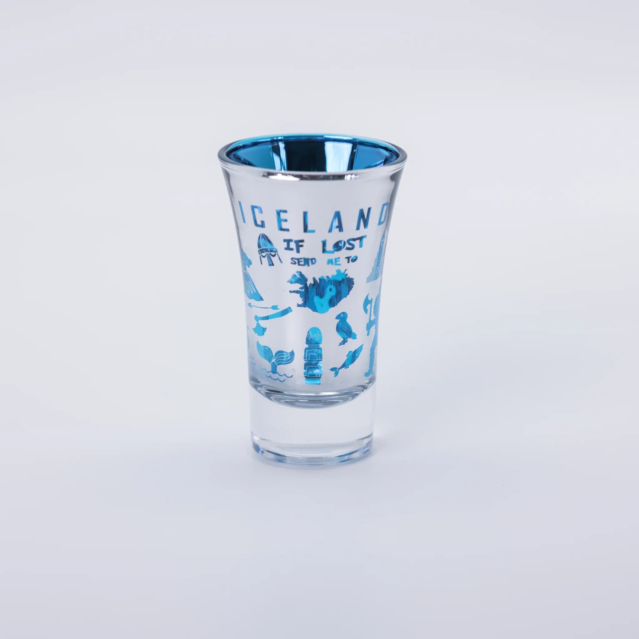 Shotglass Red/Blue - Minjagripir.is