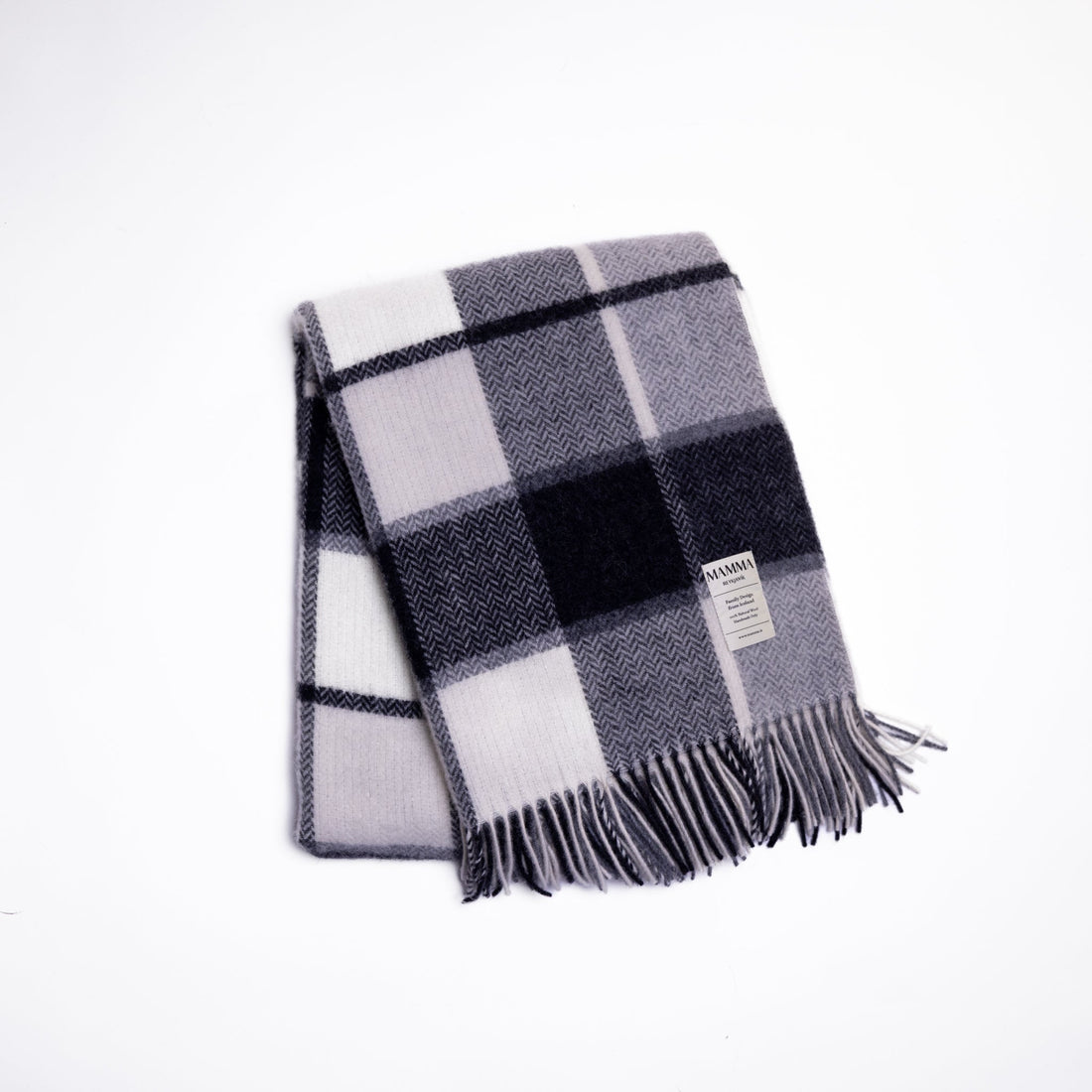 Family Design Wool Blanket by Mamma Reykjavík