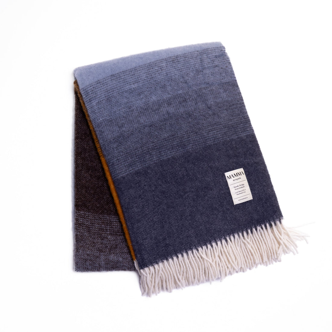 Family Design Wool Blanket by Mamma Reykjavík