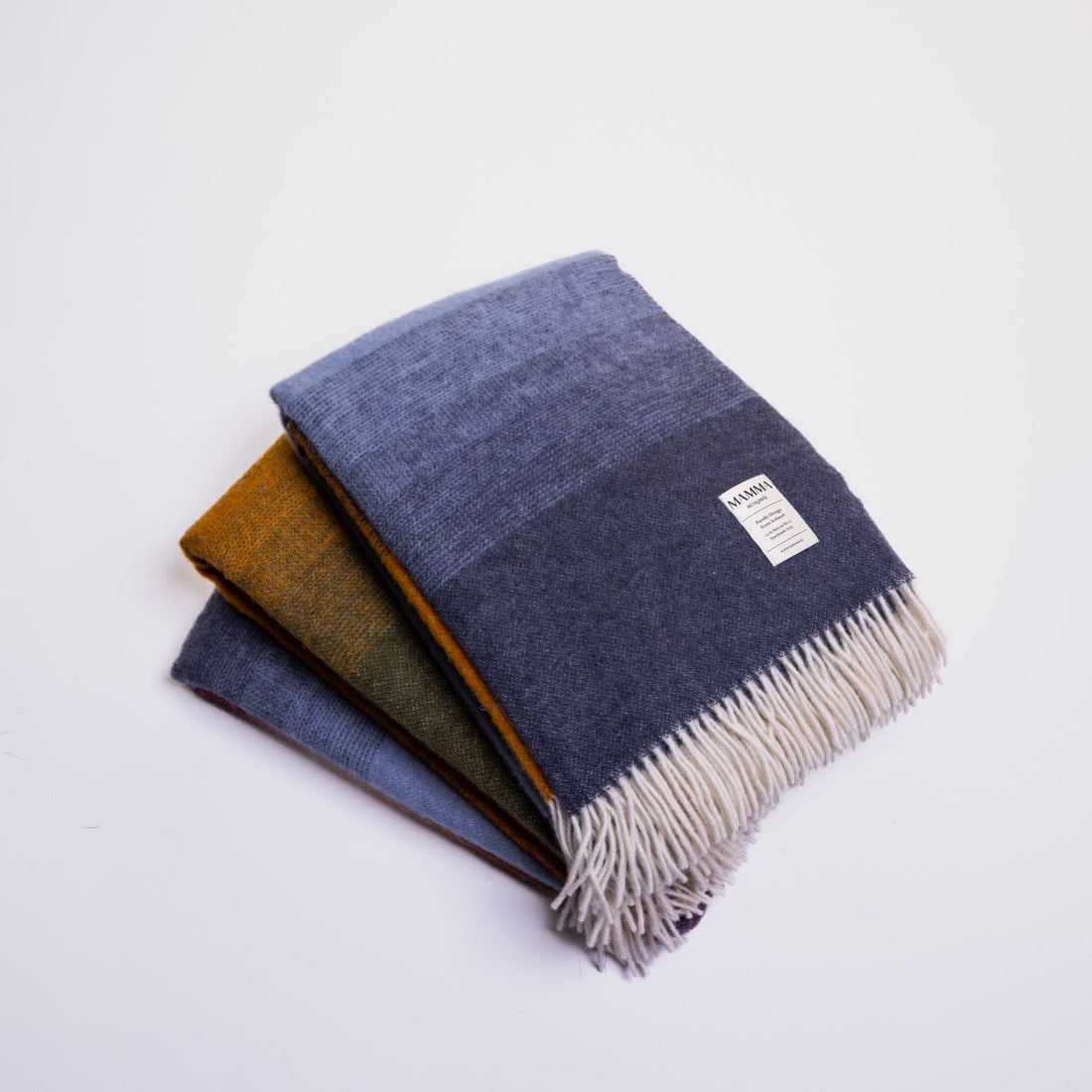 Family Design Wool Blanket by Mamma Reykjavík