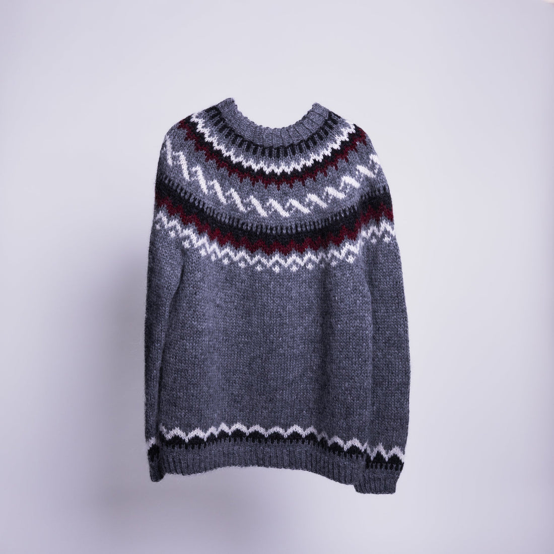 Lopapeysa Double Design Wool Sweater