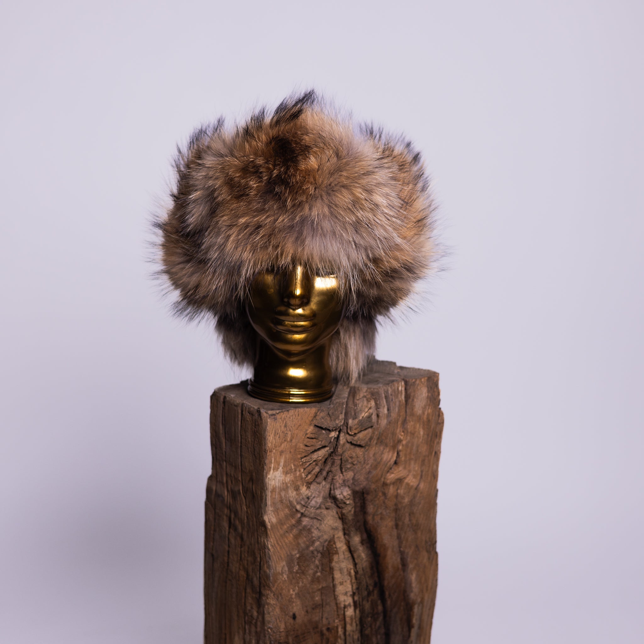 Sheep Leather Fox / Raccoon Fur Hat Mamma Reykjavík