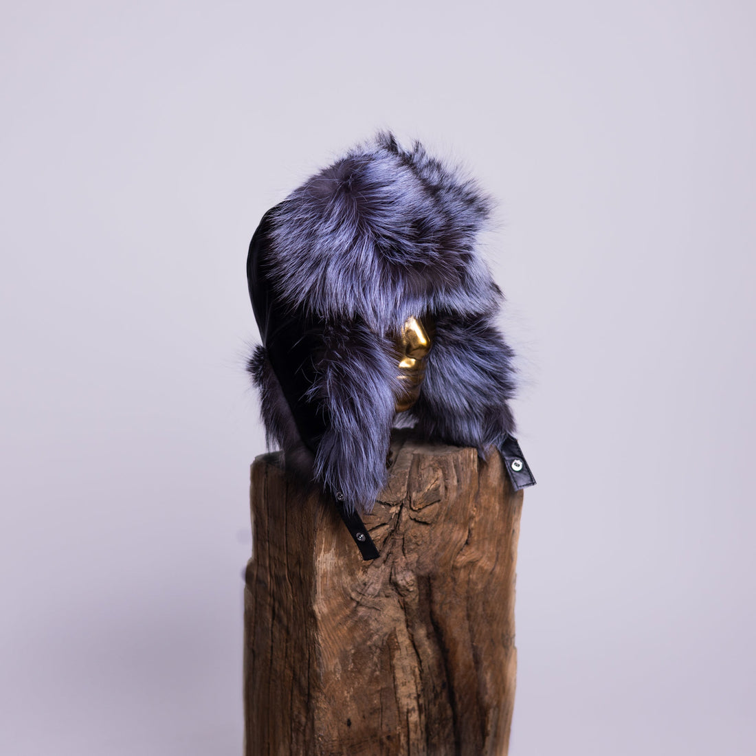 Sheep Leather Fox / Raccoon Fur Hat Mamma Reykjavík