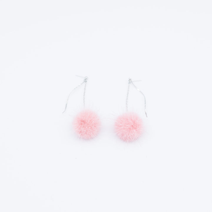 Mink Fur Earring