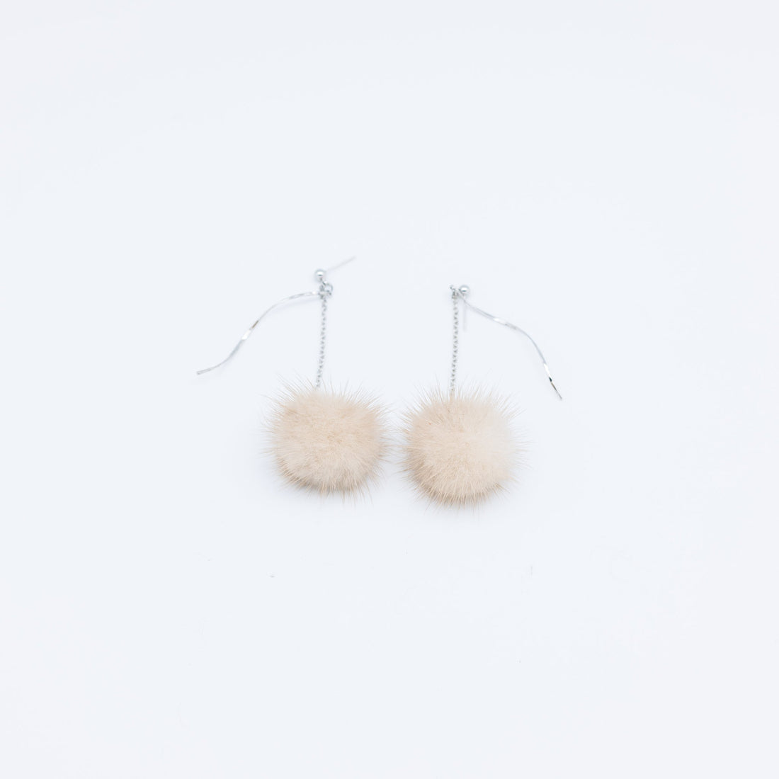 Mink Fur Earring