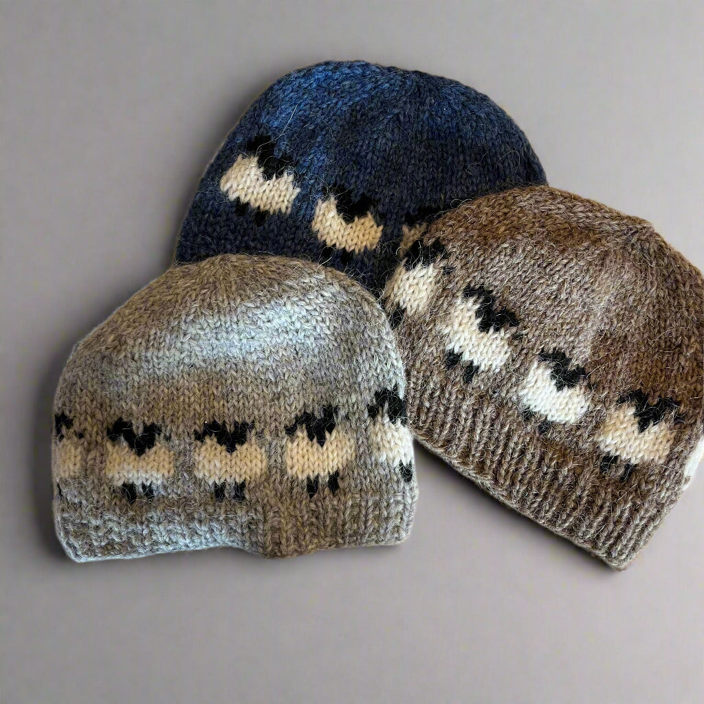Handknitted Icelandic Wool Hat