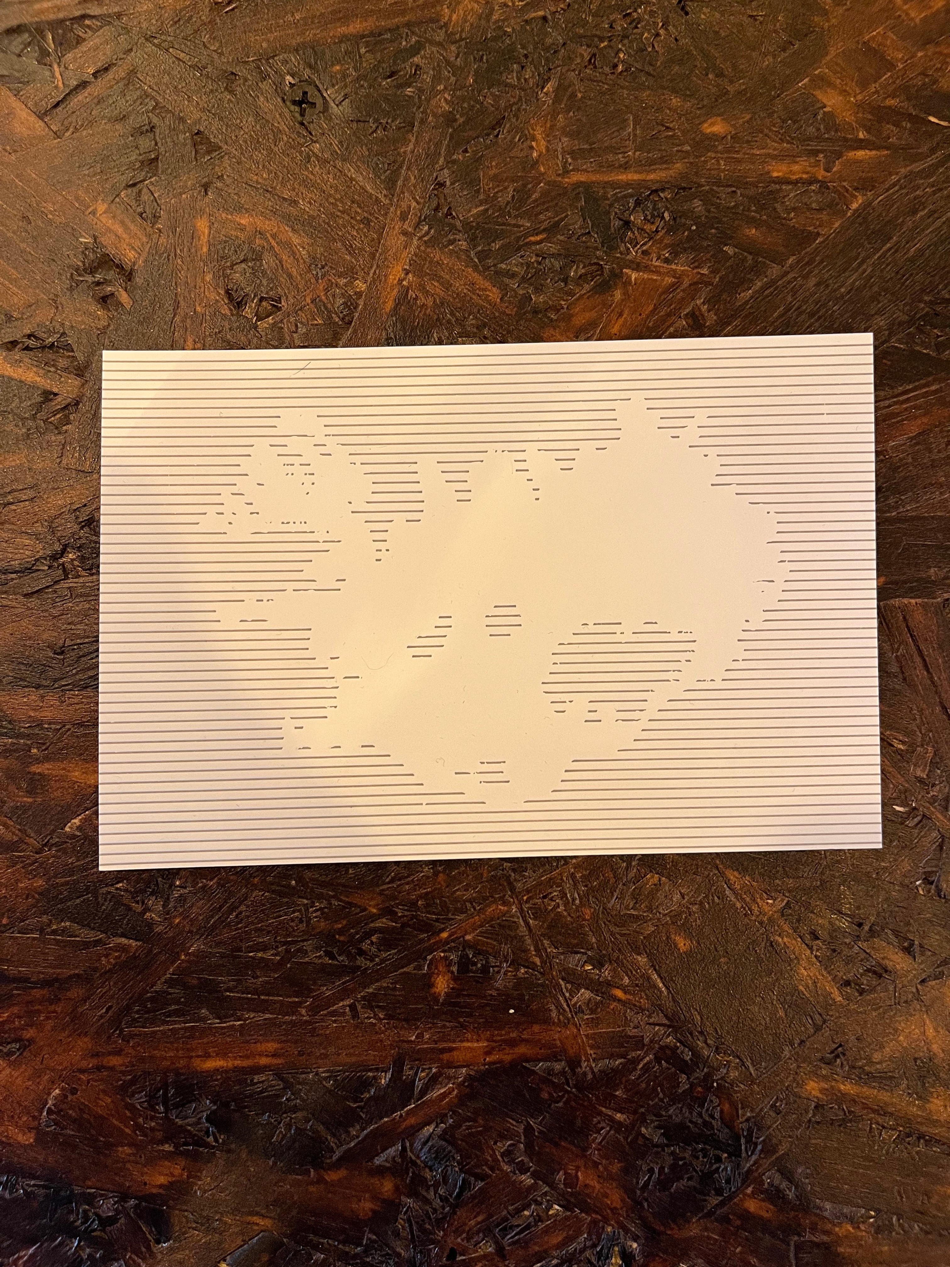 Postcard - Reykjavík Letterpress