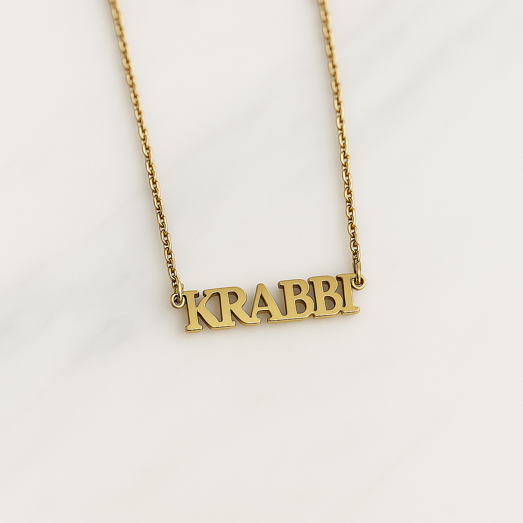 Icelandic Starsign Necklace - Blakk by B