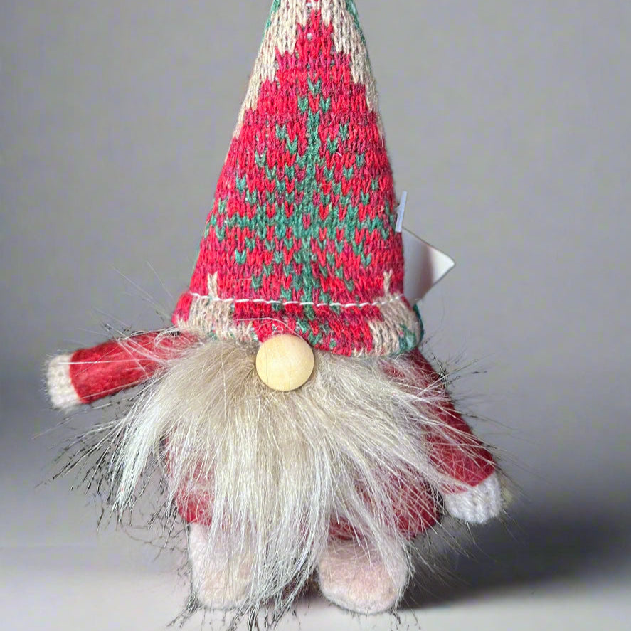 Sitting Elf Grey Beard - Small