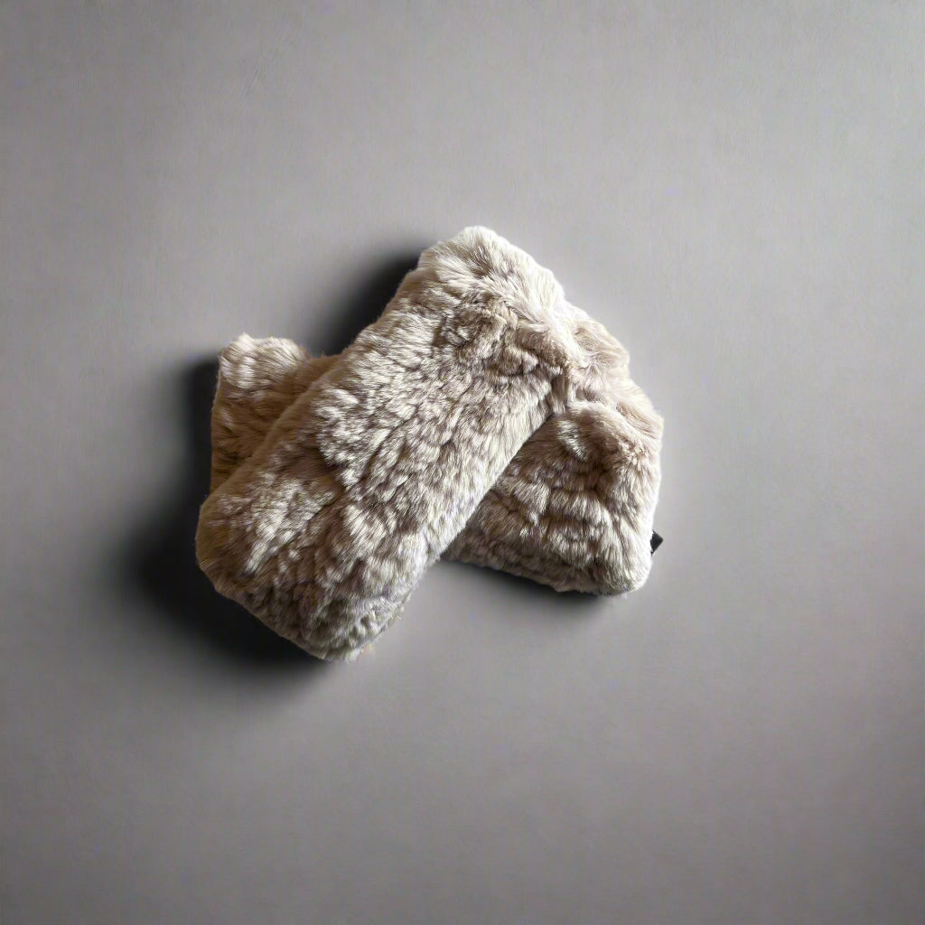 Rabbit Fingerless Gloves Handwarmers Mamma Reykjavík