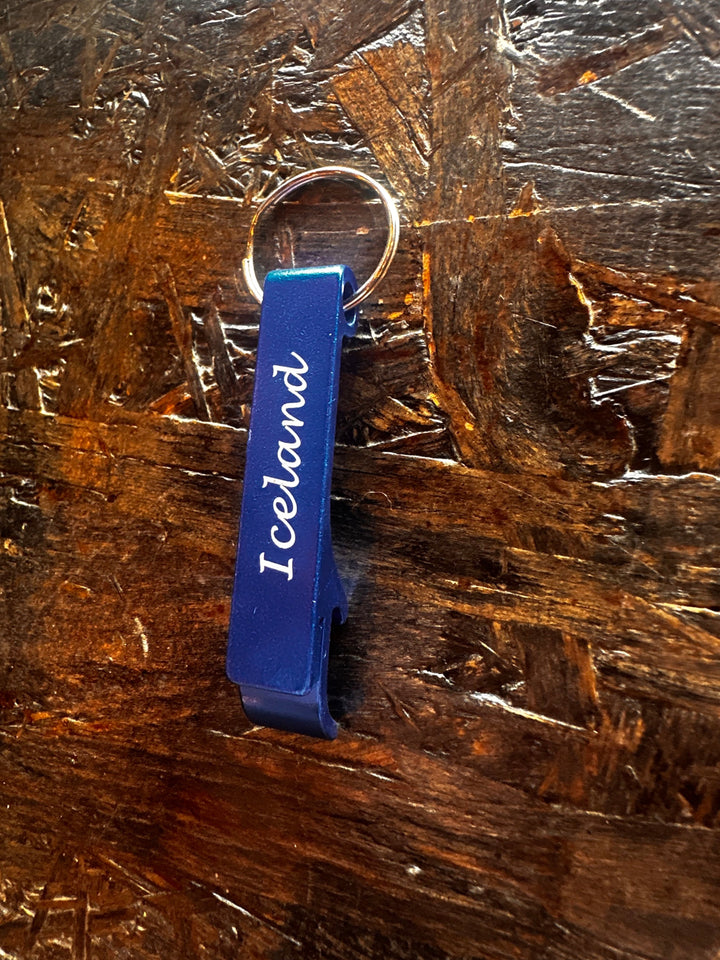 Reykjavík Iceland Keychain Bottle Opener