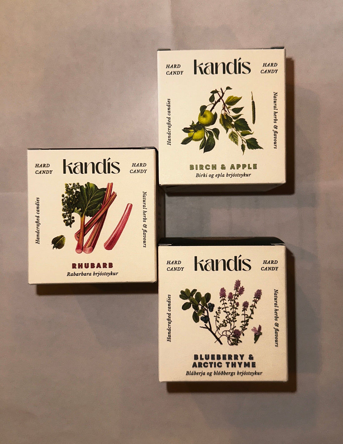 Kandís Handcrafted Icelandic Candy - 3-Pack Gift Set