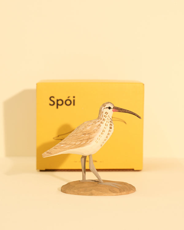 Hand-carved Icelandic Bird Wood Design