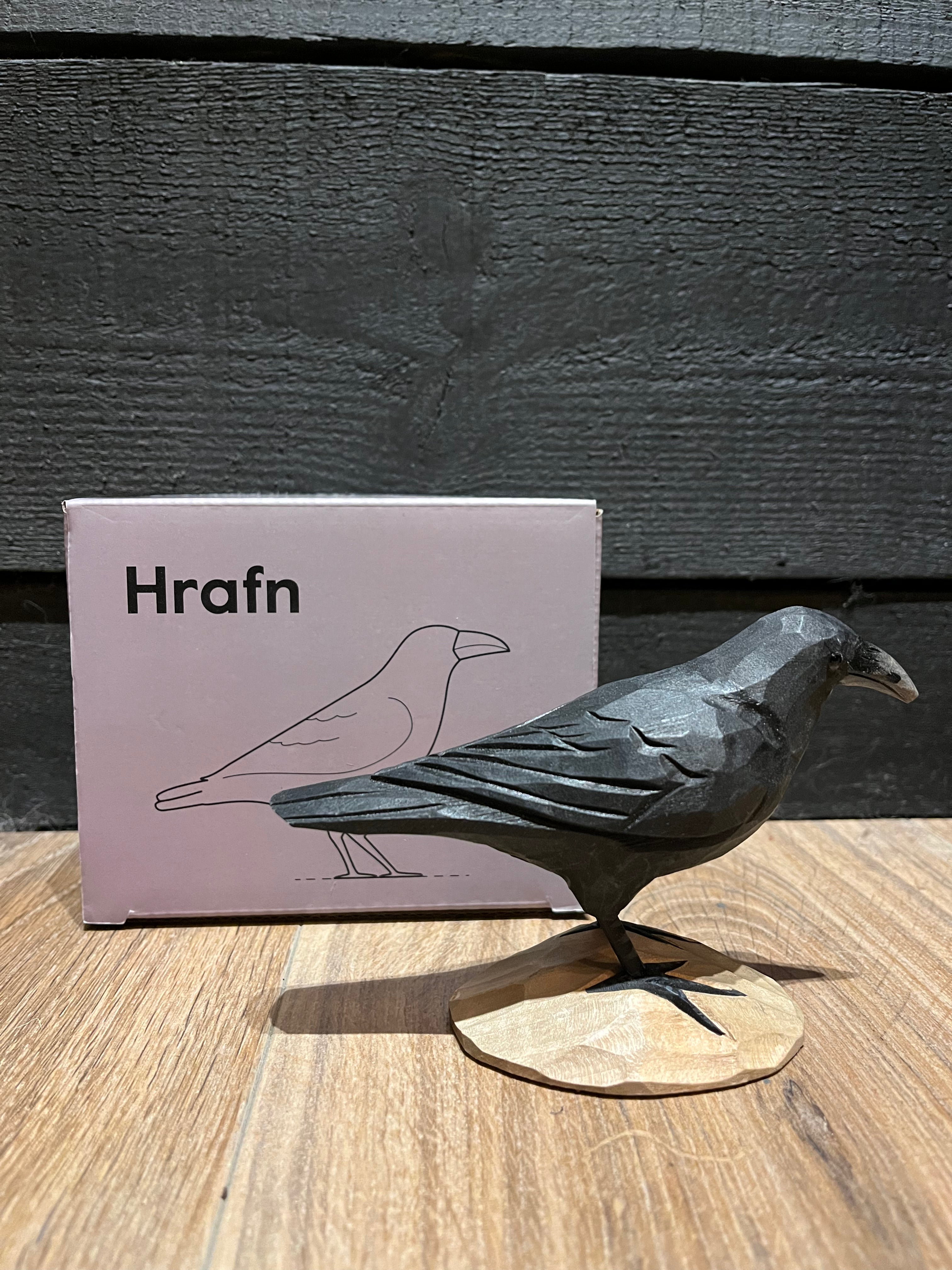 Hand-carved Icelandic Bird Wood Design