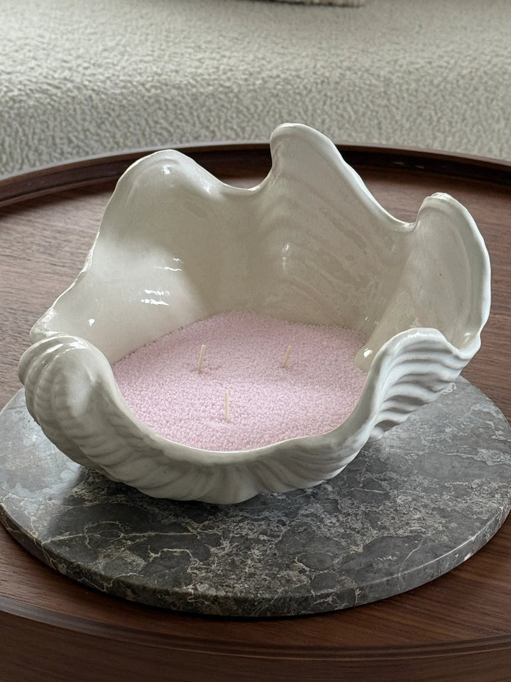 Wave Shell Candle Holder - HN Gallery