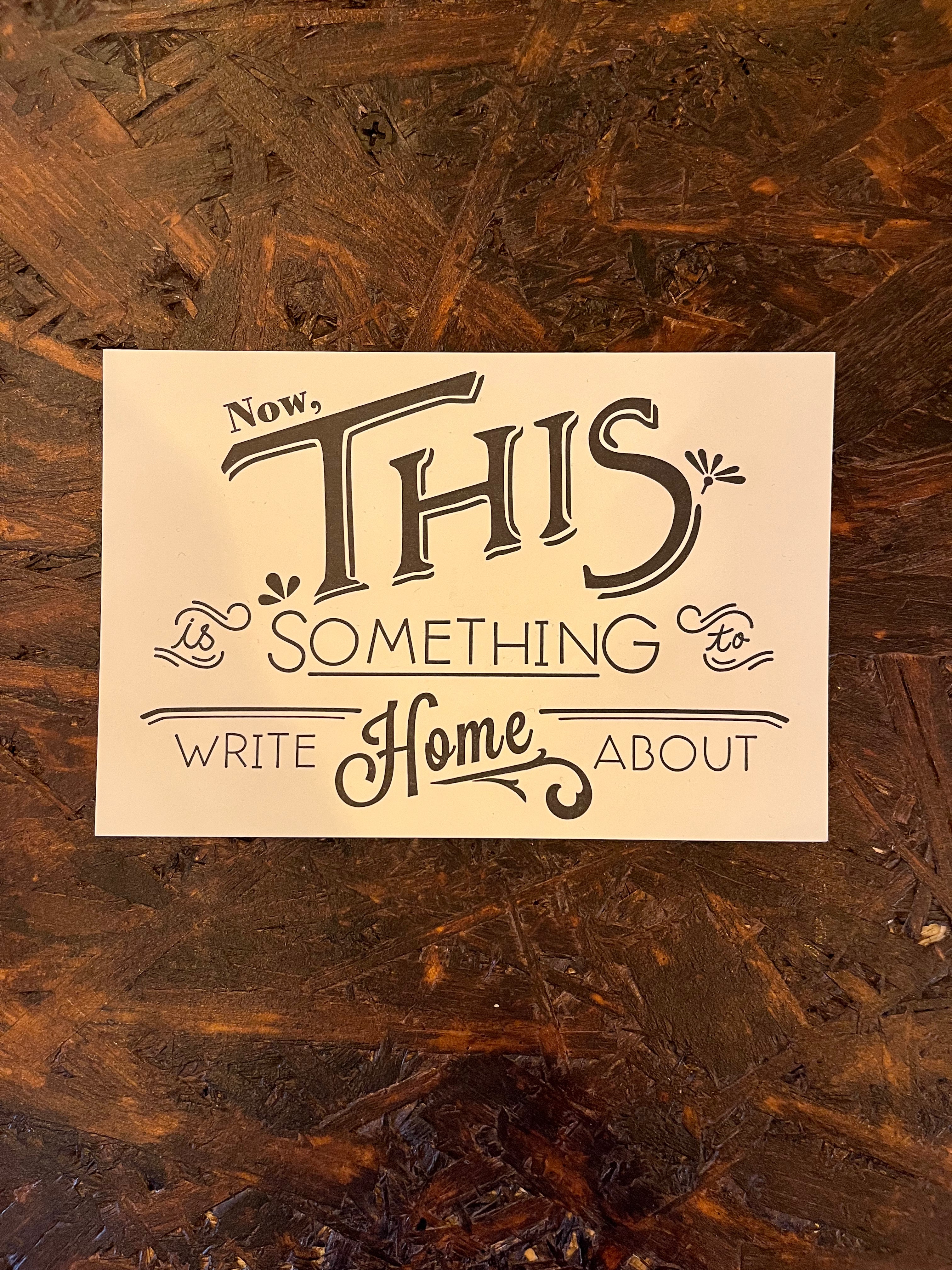 Postcard - Reykjavík Letterpress