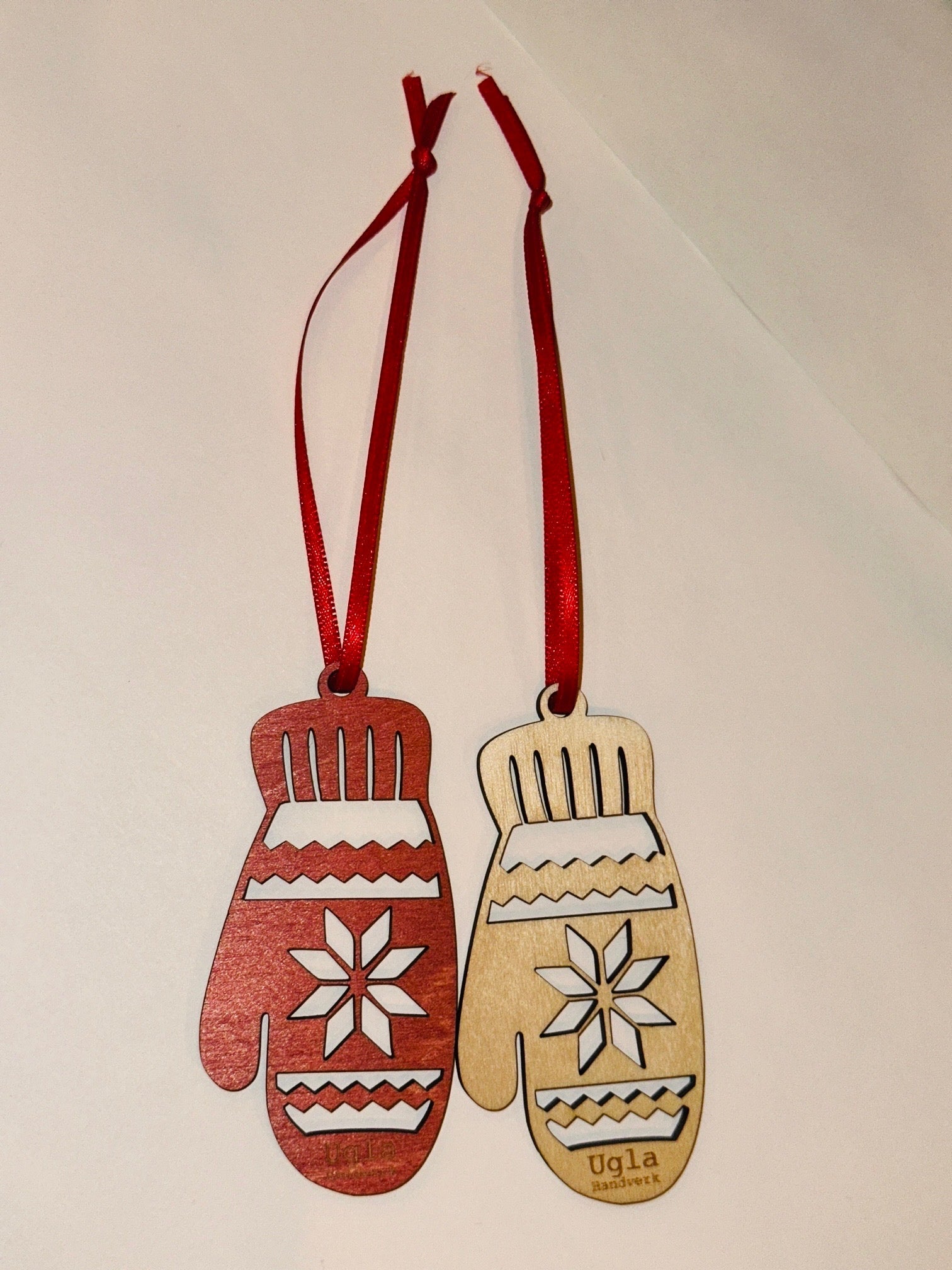 Handmade Wooden Ornaments - Ugla Handverk