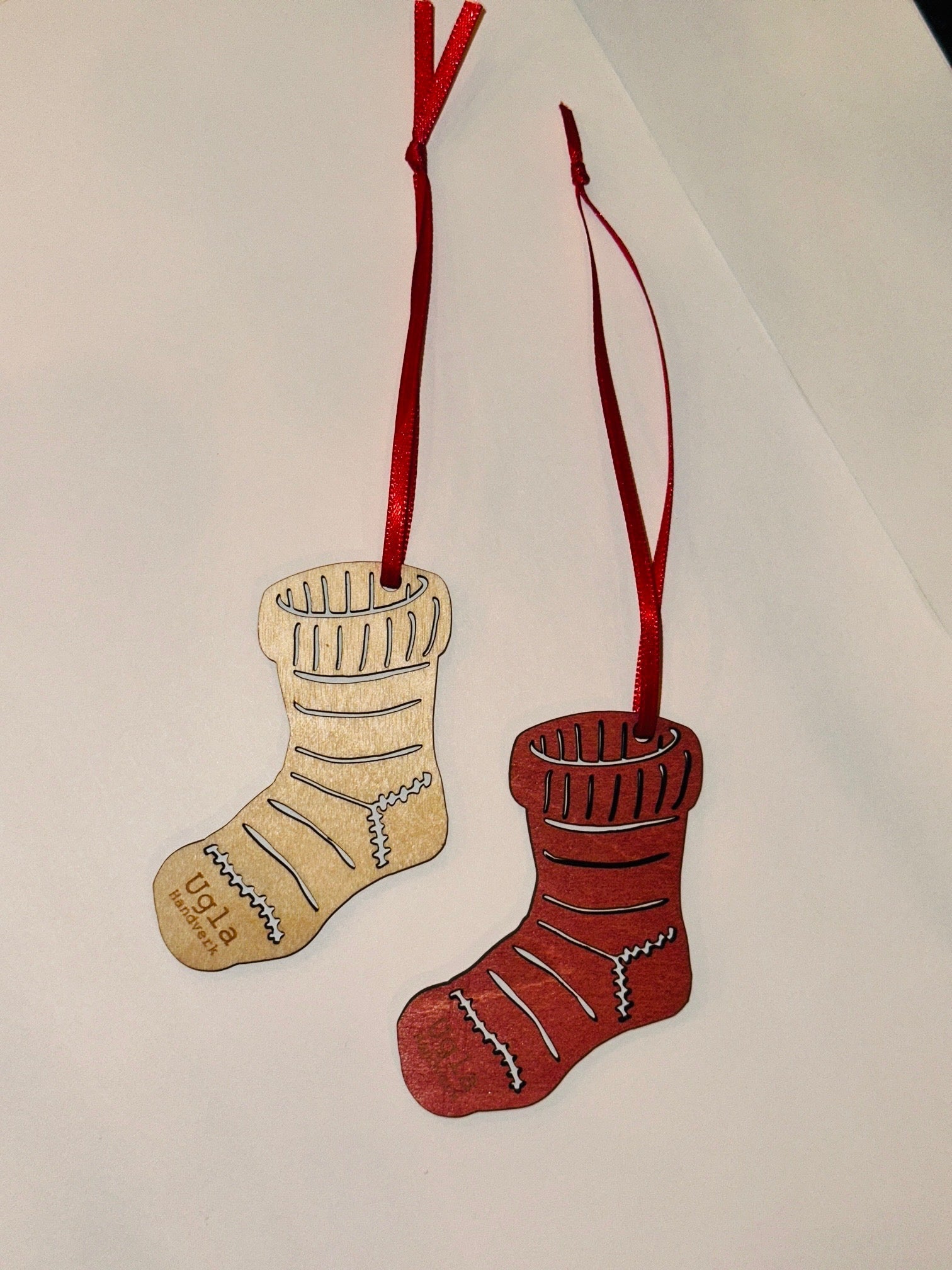 Handmade Wooden Ornaments - Ugla Handverk