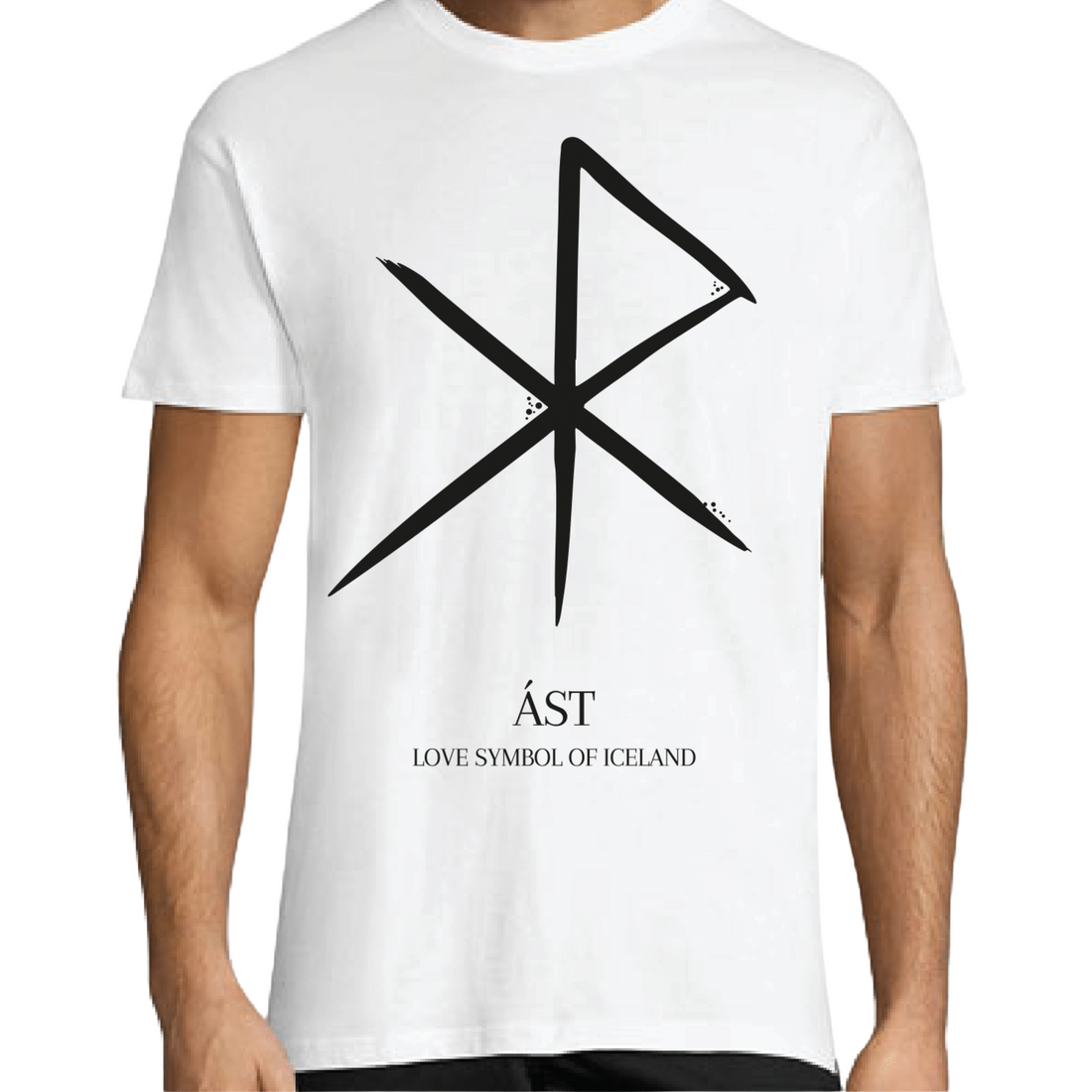 T-shirt Icelandic Runes & Maps - Remember Reykjavík