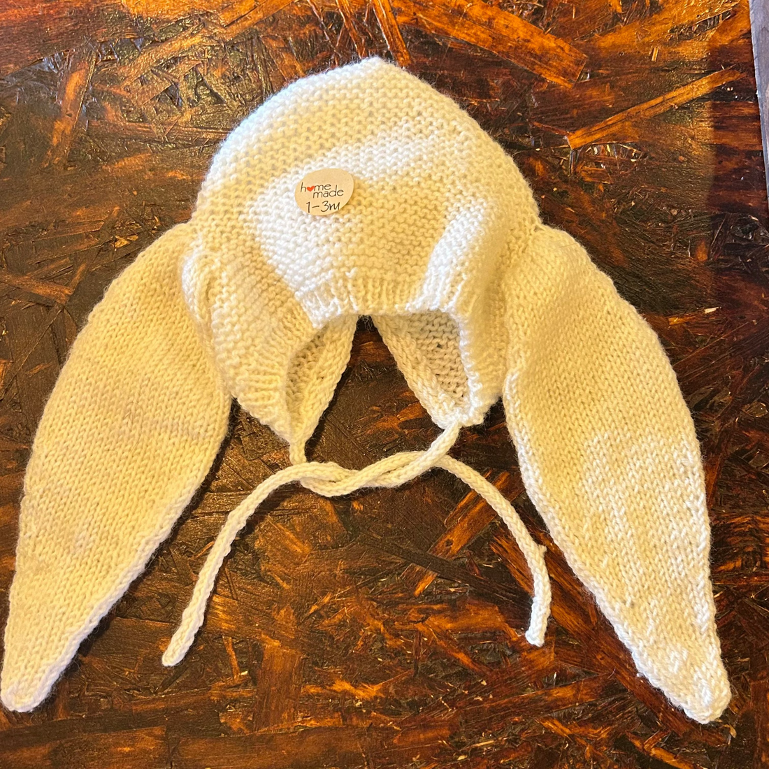 Handknitted Bunny Hat By SUNNA