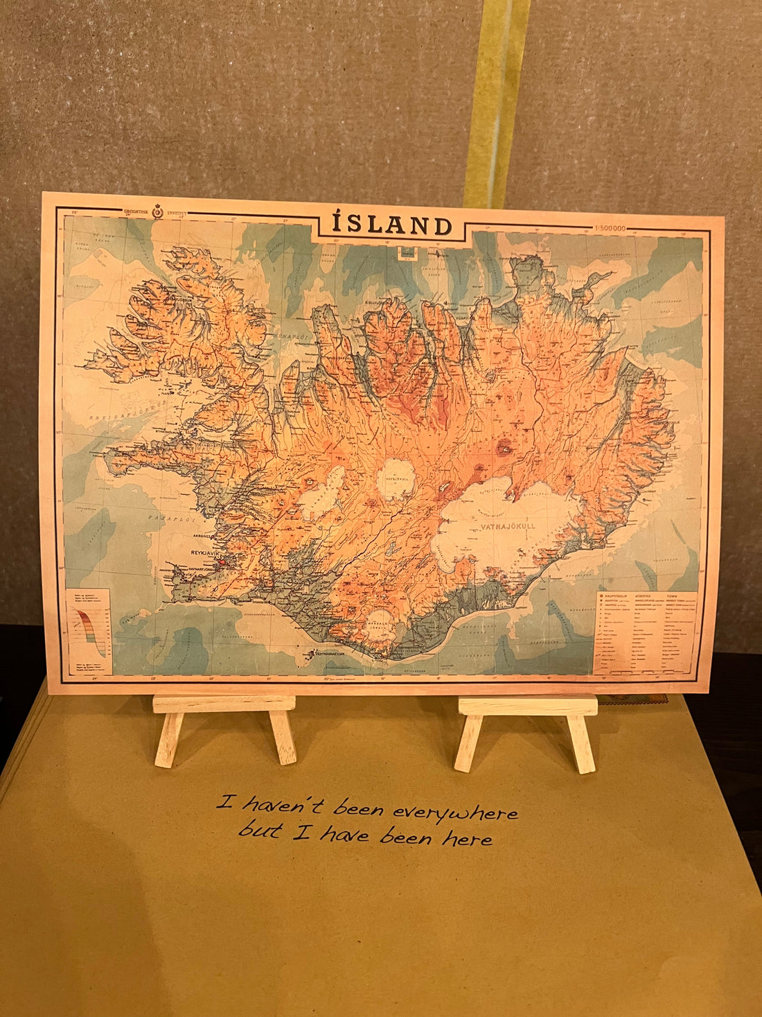 Poster Map of Iceland (Small) - My Concept Store