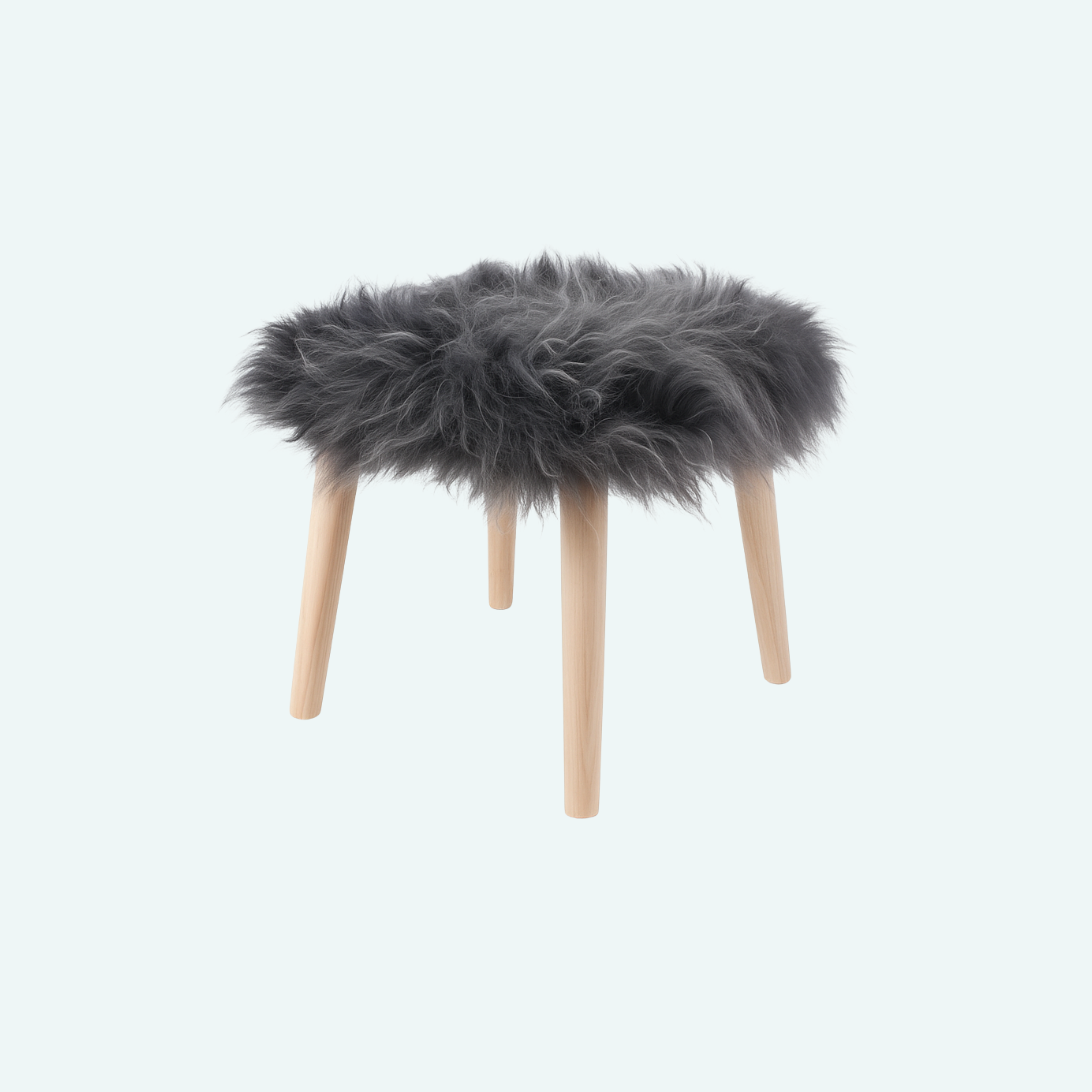 Stool Icelandic Sheepskin - Mamma Reykjavík