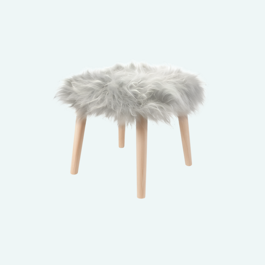 Stool Icelandic Sheepskin - Mamma Reykjavík