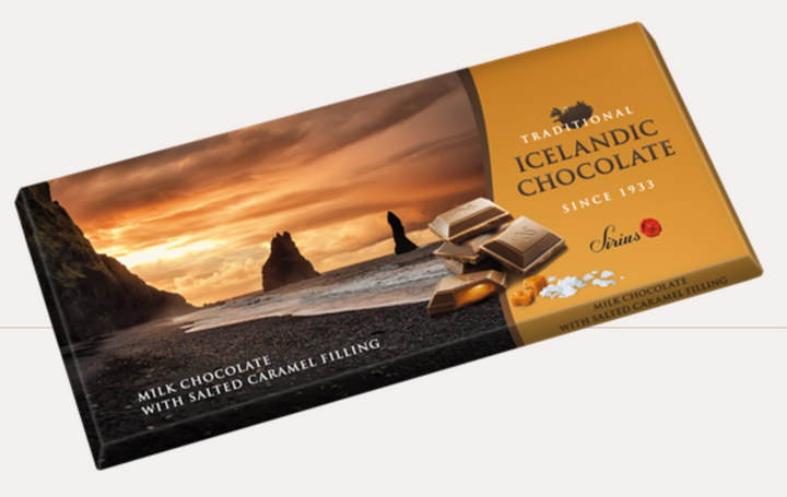 Icelandic Milk Chocolate with Salted Caramel Filling