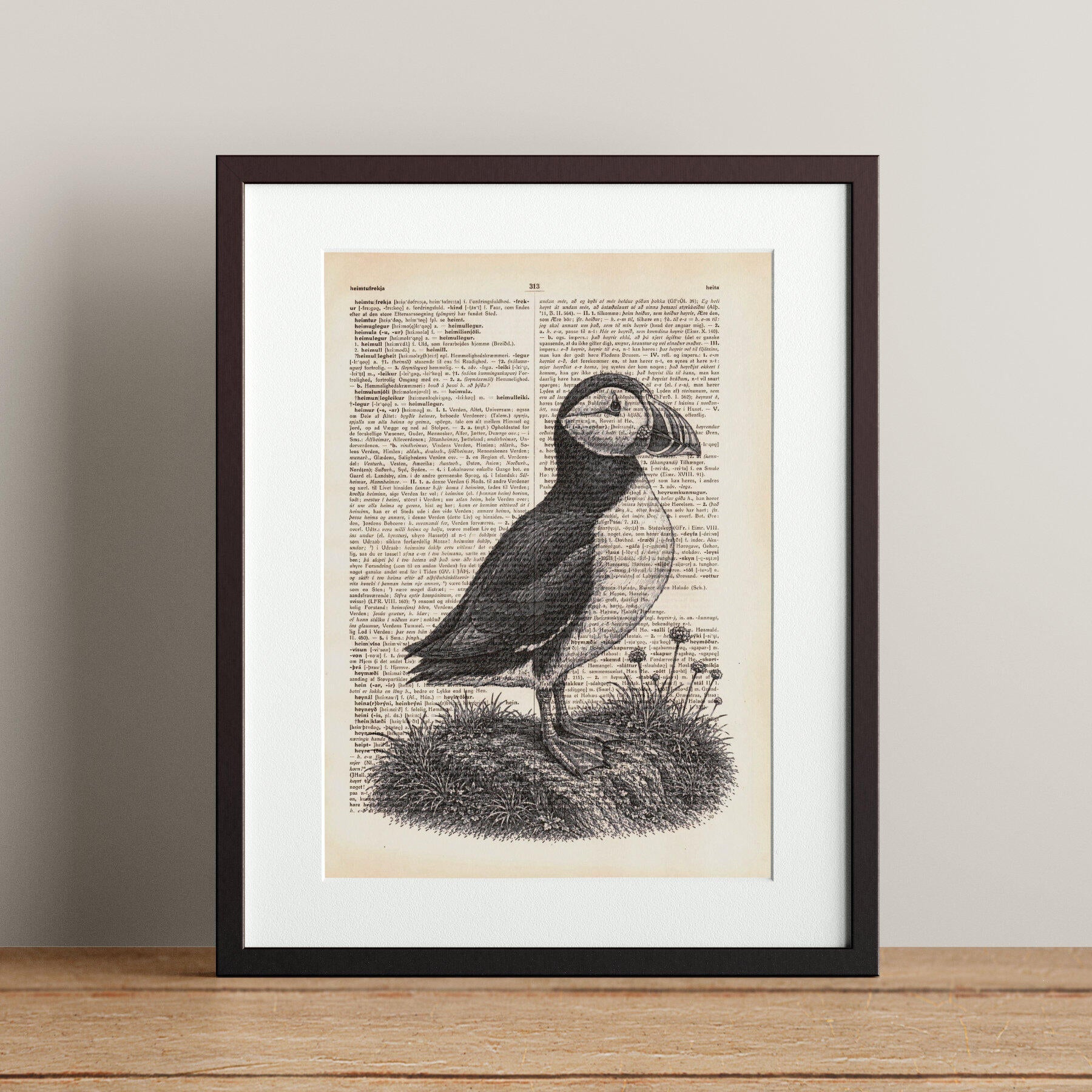Vintage Book Art Prints - Fjordic