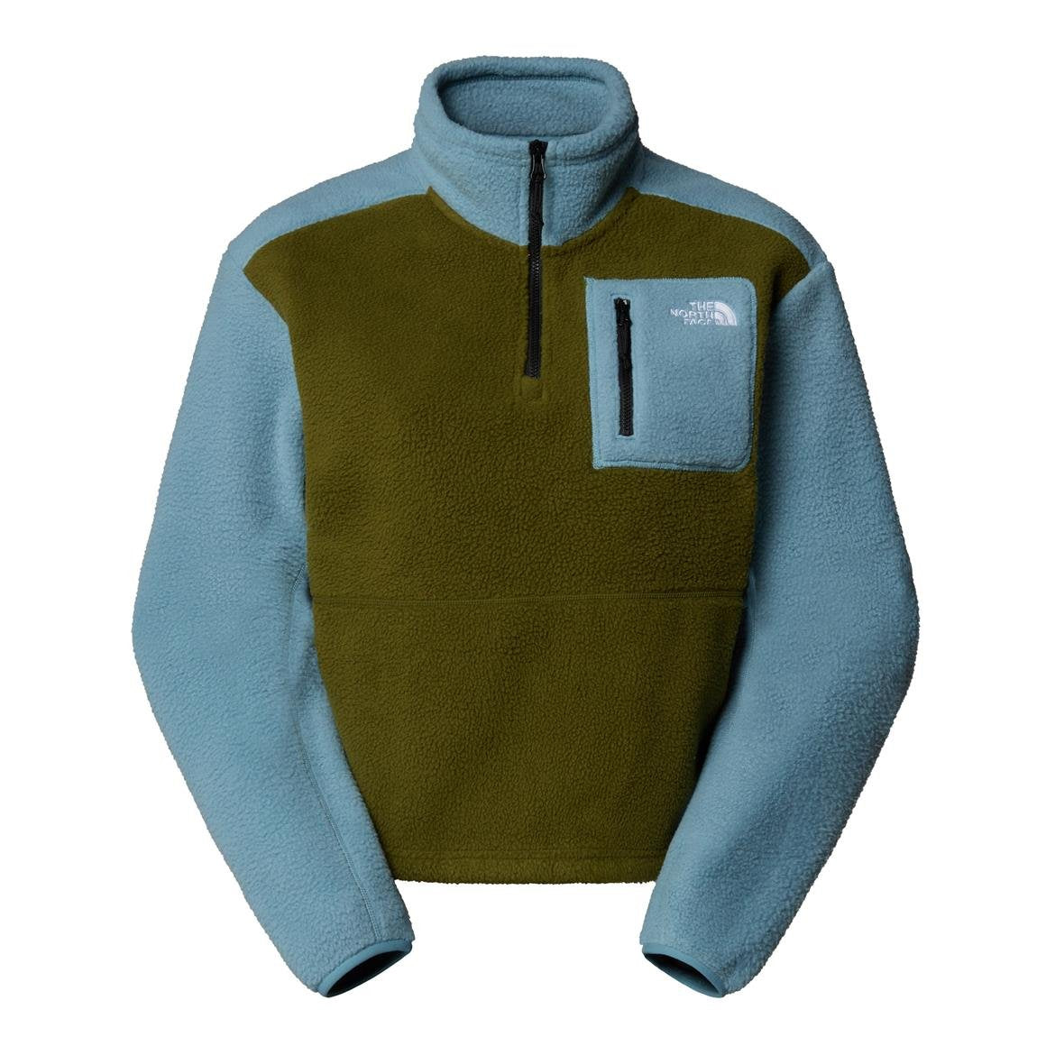 Yumiori Fleece 1/4 Zip Khaki Blue - The North Face